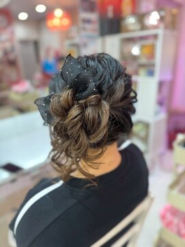 ハナココ 水戸店(hana Coco) サイドゆるふわアップ