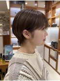 大人ショートボブ/20代30代40代50代/岡野亘希