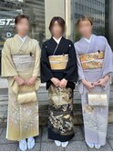 留袖レンタル　着付け　ヘアセット　着物　結婚式