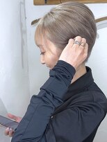 ブレイズヘアー(BLAZEhair) 【お手入れ楽ハイトーン】ホワイトグレージュ×ブリーチ4回