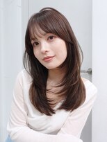 アイティーバイアルバム 八王子店(IT by ALBUM)&nbsp;前髪カットロング顔周りレイヤー韓国ヘア小顔_F21175