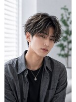 ランソ(RUNSO) 大人メッシュハイライトセンターパート