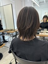 テラス トヨタ(Telasu Toyota)&nbsp;切りっぱなしの外ハネレイヤーボブ◎