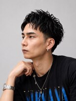 ノイセルヘアー(Noisyle Men's hair) リバースセンターパート/ニュアンスパーマ/ダウンバング/MEN'S