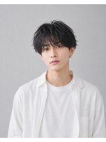 メンズ レガロ 八尾(MEN'S regalo)&nbsp;韓国マッシュセンターパートダウンパーマニュアンスパーマウルフ