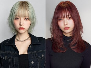 ローレンアンドパレード 並木坂店(Lauren&Parade)の写真/高いカラー/ブリーチ技術と厳選した薬剤でダメージレスに理想の髪色が叶う◎初めてのダブルカラーも♪上通