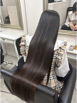 ソワンドゥブレスシエン 堀江店(soin de brace CIEN) グレージュ×ハッシュカット