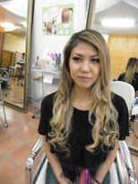 ヘアメイク プリンセス(Hair Make PRINCESS)&nbsp;外国人風ハイトーンロングスタイル
