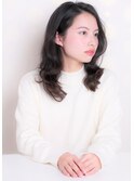 暗髪でも柔らかく動く☆ミディアム