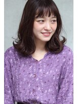 ブークル(boucle)&nbsp;ボルドーカラーが大人かわいい！ナチュラルカール