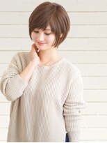 アドラーブル 女池店(adorable) グレージュ丸みボブ☆ふんわり可愛いスタイル