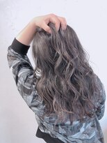 ヘアーアート リアンジュ(hair art Lienge)&nbsp;ブリーチ+イルミナカラー【パールグレー/シアーグレージュ】