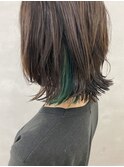 グリーンカラーボブ