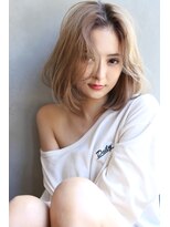 ブラン 天王寺(Blanc)&nbsp;【Blanc/天王寺】ブリーチオンカラー/ミルキーベージュ/ ayn