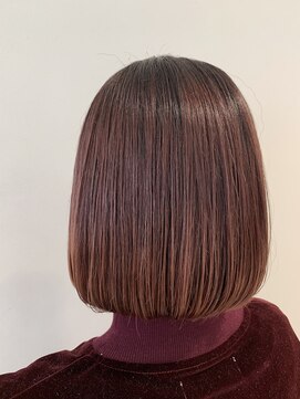 アッシュ 分倍河原店(Ash) ナチュラルグラデーションピンクボブ