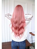 《OZ田中》ペールピンクカラー#艶々ブリーチ