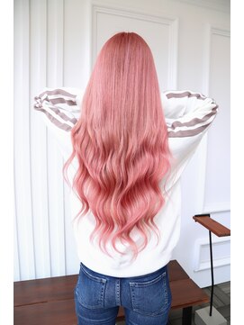 オズ 郡山桑野店(OZ) 《OZ田中》ペールピンクカラー#艶々ブリーチ