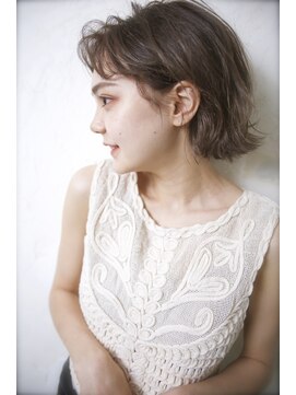 グランアージュ 錦糸町(grandage) 大人可愛いウルフボブ/ショートボブ/スモーキーアッシュ/錦糸町b