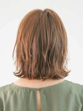 アース 三軒茶屋店(HAIR&MAKE EARTH) 外ハネ切りっぱなしボブ_三軒茶屋_ボブ_髪質改善_ナチュラル