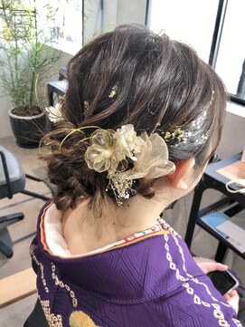 ゼスト クレス(ZEST Cres) 成人式ヘア【立川 ZEST CRES 吉岡俊】