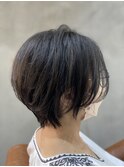 軽めショートボブ