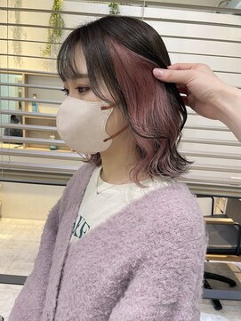 ヘアーメイクオズ(hair make O/S) 《kaito》インナーピンクベージュ☆