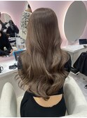 韓国風ミルクティーグレージュ