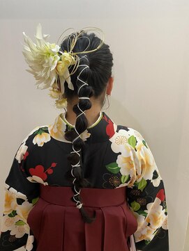 テトラ バイ ネオリーブ 横浜西口店(tetra by neolive) 卒業式 袴着付け 卒業式ヘア♪