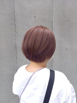 ロペヘアリッシェル(LOPE hair Richel) 【LOPEhair Richel/オーハシ】ピンクショートボブ