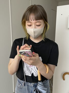 エイチ(811) 20代30代40代ミニウルフレイヤーショートオージュアタッセルボブ