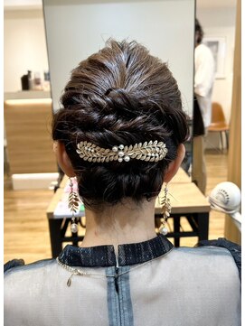 アロマ ヘアー ルーム 新宿店(AROMA hair room) オータムブラウン大人ガーリーヘアセット/新宿/新宿西口