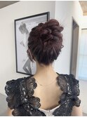 wedding hairset .