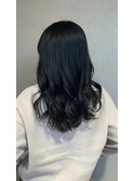 艶カラー ブルーブラック♪