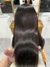 【髪質改善level★★★★★】骨格補正カット+和漢彩染カラー+アイディール