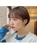 小顔ショート/マッシュショート/似合わせカット/ショートヘア