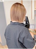 小顔タッセルボブ×美髪[ぱつっとボブ/縮毛矯正/横浜韓国]