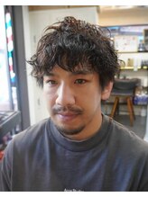 キングマンバーバー 田町店(KING MAN BARBER) ウルフパーマ