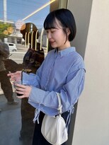 ラヴィズム 小新店(LUVISM)&nbsp;ショートカット丸みショート耳掛けひし形小新潟西区　小新