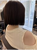 縮毛　切りっぱなし　軽め　ぷつっと　ベナボブ　まとまるボブ
