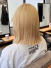 カット＋Wブリーチハイトーンカラー＋3stepトリートメント￥20,000