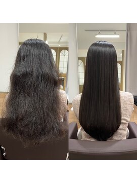 ポノ 南流山(PONO) 髪質改善縮毛矯正ビフォーアフター