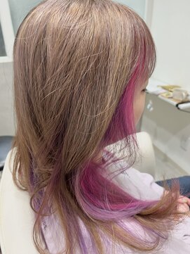 ルーブル(LOUVRE) デザインカラー♪可愛さUPピンクバイオレット