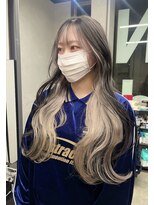 シエンゴールド(CIEN gold)&nbsp;インナーカラー/ホワイトベージュ/ブリーチ#浜松駅#カラー