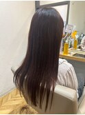 透明感ナチュラルブラウン艶カラー×艶髪ストレートヘア20代30代