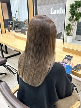 ラウル(Laulu) くびれヘア/アプリコットオレンジ/夏のヘアアレンジ/佐倉