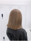 イメチェン/レッドブラウン/フルバング/似合わせカット/愛甲石田
