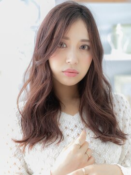 カバーヘア 上尾西口店(COVER HAIR) ★ミルクティーピンク大人かわいいかきあげロング20代30代★1