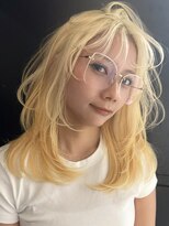 エトワール(ETOILE)&nbsp;抜きっぱなしブリーチ/レイヤーカット/ハッシュカット/三ノ宮