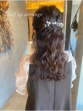 ページボーイ 高松レインボー店(PAGE BOY) 大人かわいいハーフアップスタイル