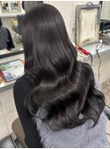 ブリーチなしグレーブラック